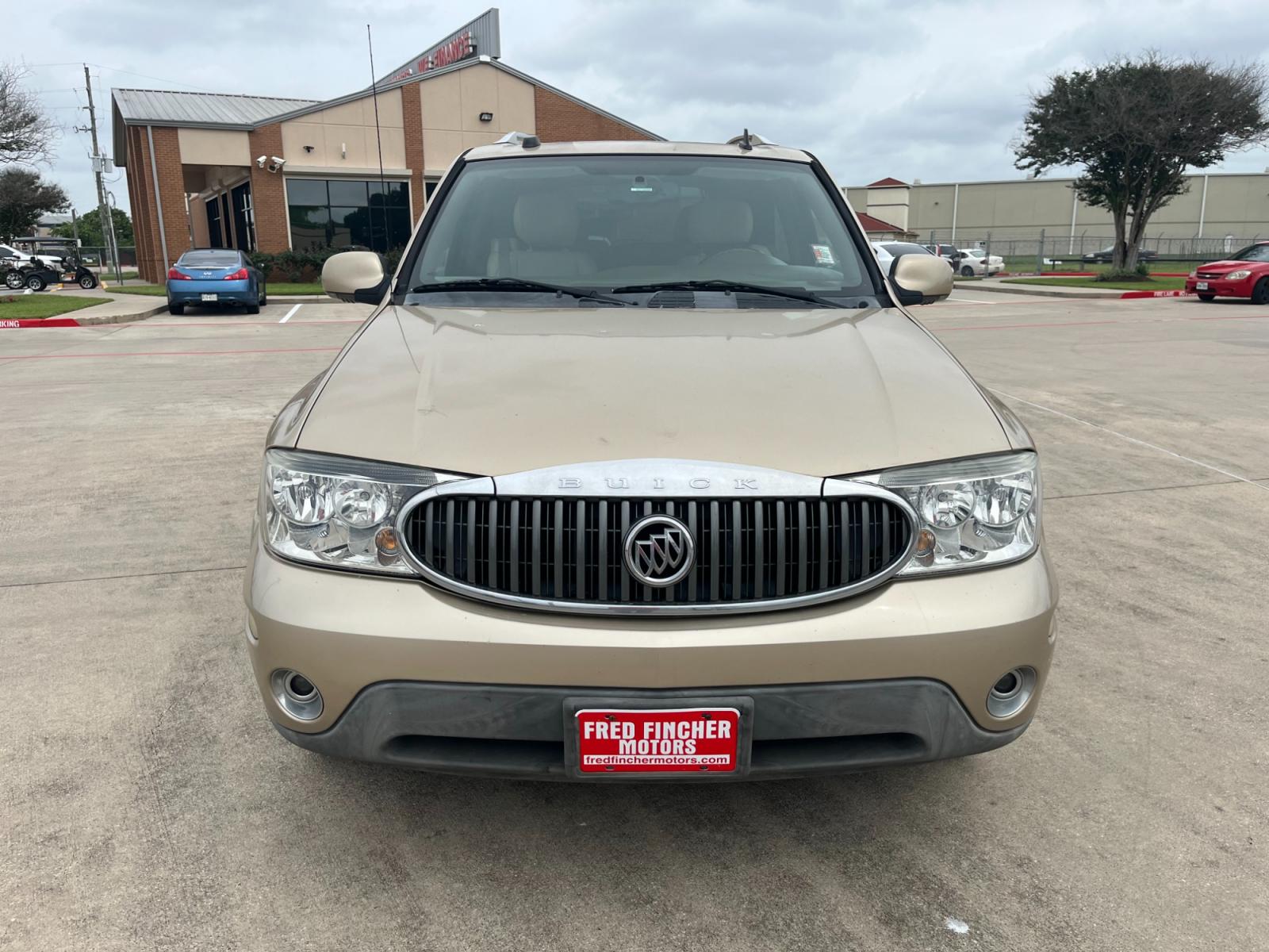 2007 GOLD /TAN Buick Rainier CXL (5GADS13S172) with an 4.2L L6 DOHC 24V engine, 4-Speed Automatic transmission, located at 14700 Tomball Parkway 249, Houston, TX, 77086, (281) 444-2200, 29.928619, -95.504074 - Photo #1